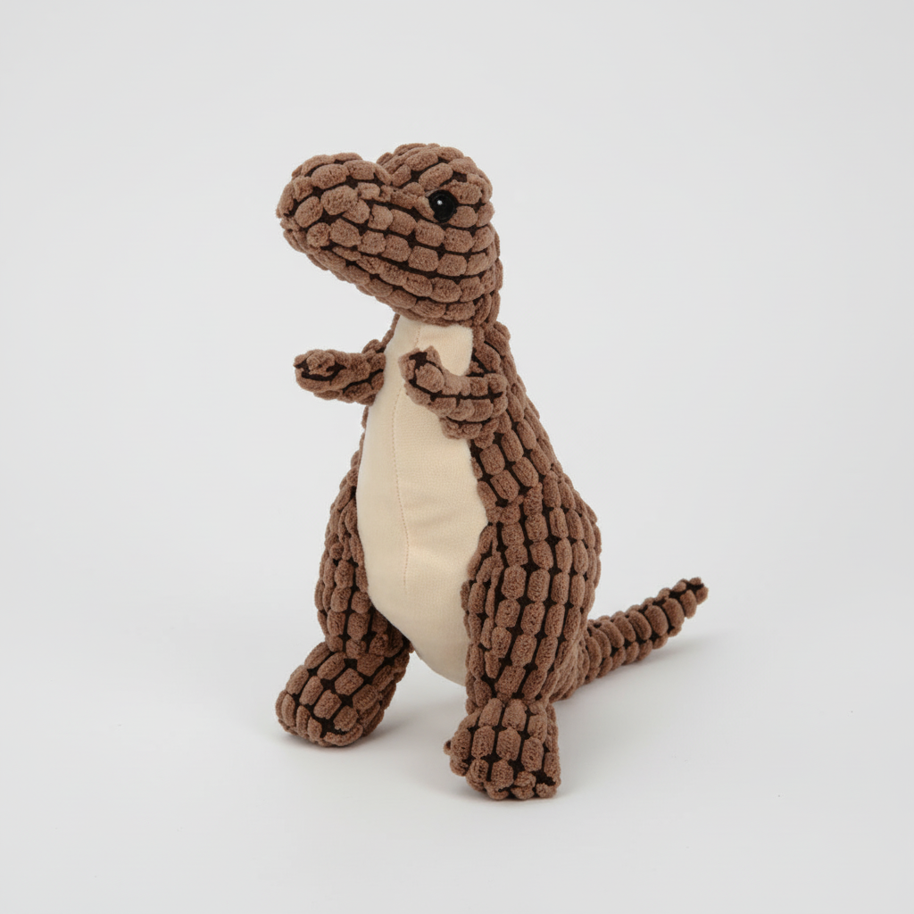 Dino Plush Toy – Soft & Durable Dog Toy